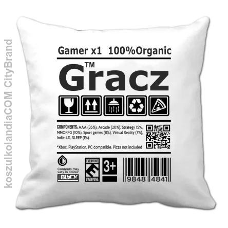 Gracz GAMER - poduszka