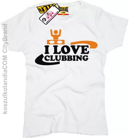 l Love Clubbing - Koszulka Damska Nr KODIA00110d