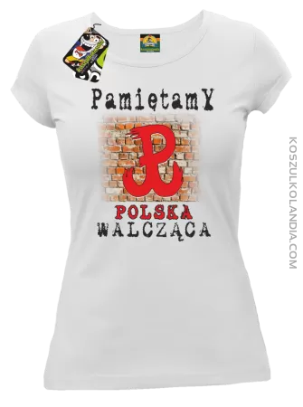 POLSKA WALCZĄCA ŚCIANA-koszulka damska