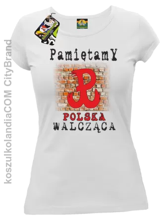 POLSKA WALCZĄCA ŚCIANA-koszulka damska