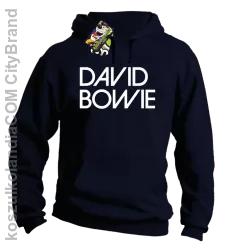 DAVID BOWIE - bluza z kapturem męska - Granatowy