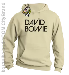 DAVID BOWIE - bluza z kapturem męska - Beżowy