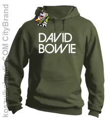 DAVID BOWIE - bluza z kapturem męska - Khaki