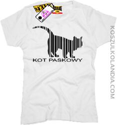 Kot Paskowy - Koszulka Damska