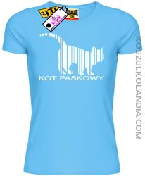 Kot Paskowy - Koszulka Damska 2