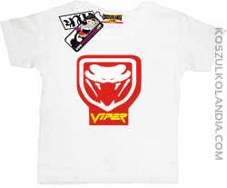 Viper Drift  - koszulka dziecięca z nadrukiem - biały