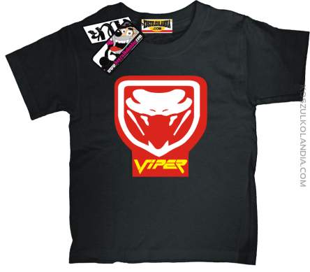 Viper Drift  - koszulka dziecięca z nadrukiem - czarny
