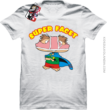 SUPER Facet z różowymi majtochami - koszulka męska PROMOCJA - 35% Sale