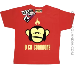 O co common - koszulka dziecięca - czerwony