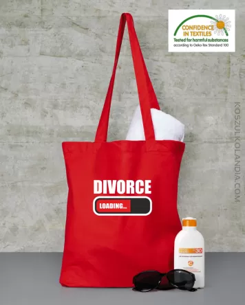 DIVORCE - loading - Torba EKO red