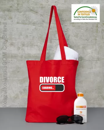 DIVORCE - loading - Torba EKO red