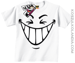 Śmiech - koszulka dziecięca - biały
