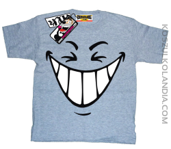 Śmiech - koszulka dziecięca - melanżowy