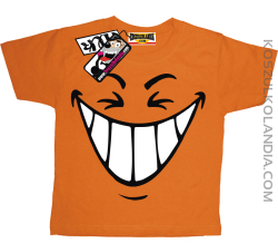 Śmiech - koszulka dziecięca - pomarańczowy