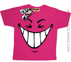 Śmiech - koszulka dziecięca - różowy