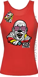 Fuck That Clown - Top damski czerwony 