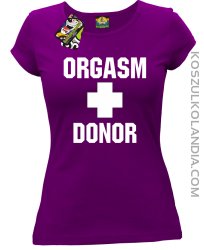 Orgasm Donor - Koszulka damska fioletowa 