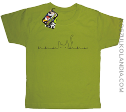 Koci Elektrokardiograf -  Koszulka dziecięca kiwi