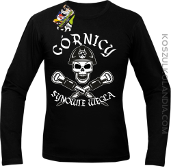 Górnicy Synowie Węgla  - Longsleeve męski czarny 