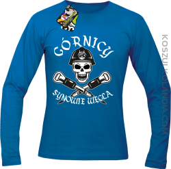 Górnicy Synowie Węgla  - Longsleeve męski niebieski