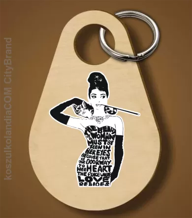 Audrey Hepburn RETRO-ART - Breloczek