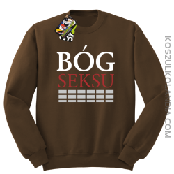 Bóg SEKSU - Bluza STANDARD brąz