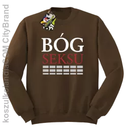 Bóg SEKSU - Bluza STANDARD brąz