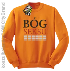 Bóg SEKSU - Bluza STANDARD pomarańcz