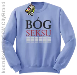 Bóg SEKSU - Bluza STANDARD błękit