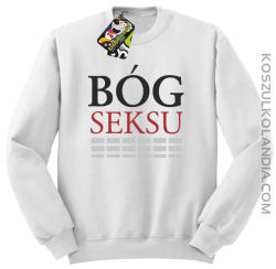 Bóg SEKSU - Bluza STANDARD biała