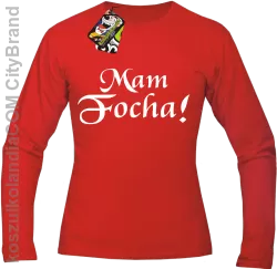 Mam Focha - Longsleeve męski czerwony 