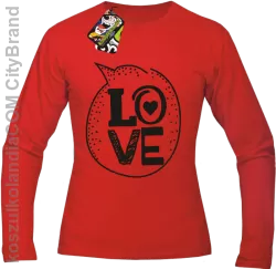 LOVE CLOUD - Longsleeve Męski - Czerwony