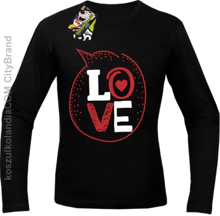 LOVE CLOUD - Longsleeve Męski - Czarny