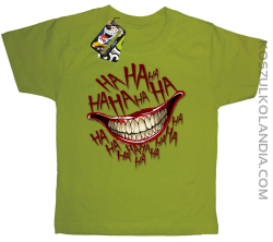 Halloween smile ha ha ha - koszulka dziecięca kiwi