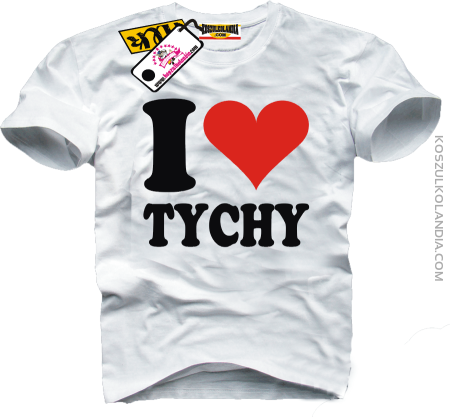 I LOVE TYCHY - koszulka męska