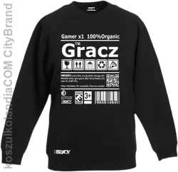 Gracz GAMER - bluza STANDARD dziecięca czarna