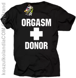 Orgasm Donor - Koszulka męska czarna 