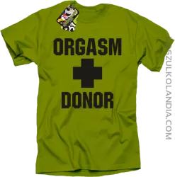 Orgasm Donor - Koszulka męska kiwi 
