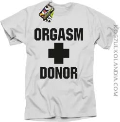 Orgasm Donor - Koszulka męska biała 