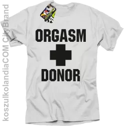 Orgasm Donor - Koszulka męska biała 