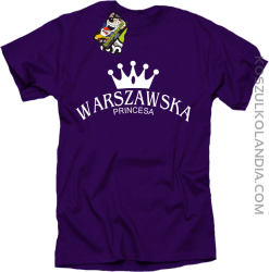 Warszawska princesa - Koszulka STANDARD fiolet