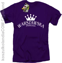 Warszawska princesa - Koszulka STANDARD fiolet