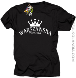 Warszawska princesa - Koszulka STANDARD czarny