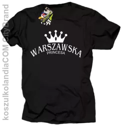 Warszawska princesa - Koszulka STANDARD czarny