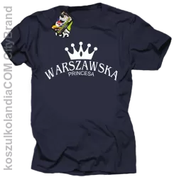 Warszawska princesa - Koszulka STANDARD granat