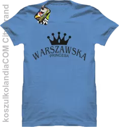 Warszawska princesa - Koszulka STANDARD błękit