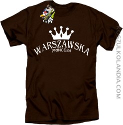 Warszawska princesa - Koszulka STANDARD brąz