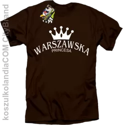 Warszawska princesa - Koszulka STANDARD brąz