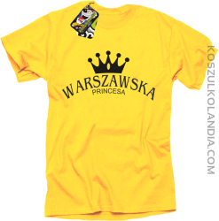 Warszawska princesa - Koszulka STANDARD żółta