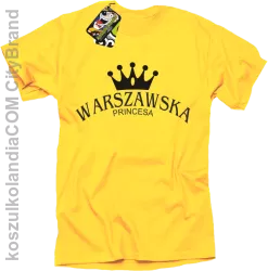 Warszawska princesa - Koszulka STANDARD żółta